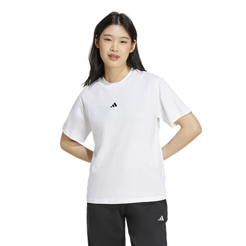 Polera Blanca Adidas JC5944