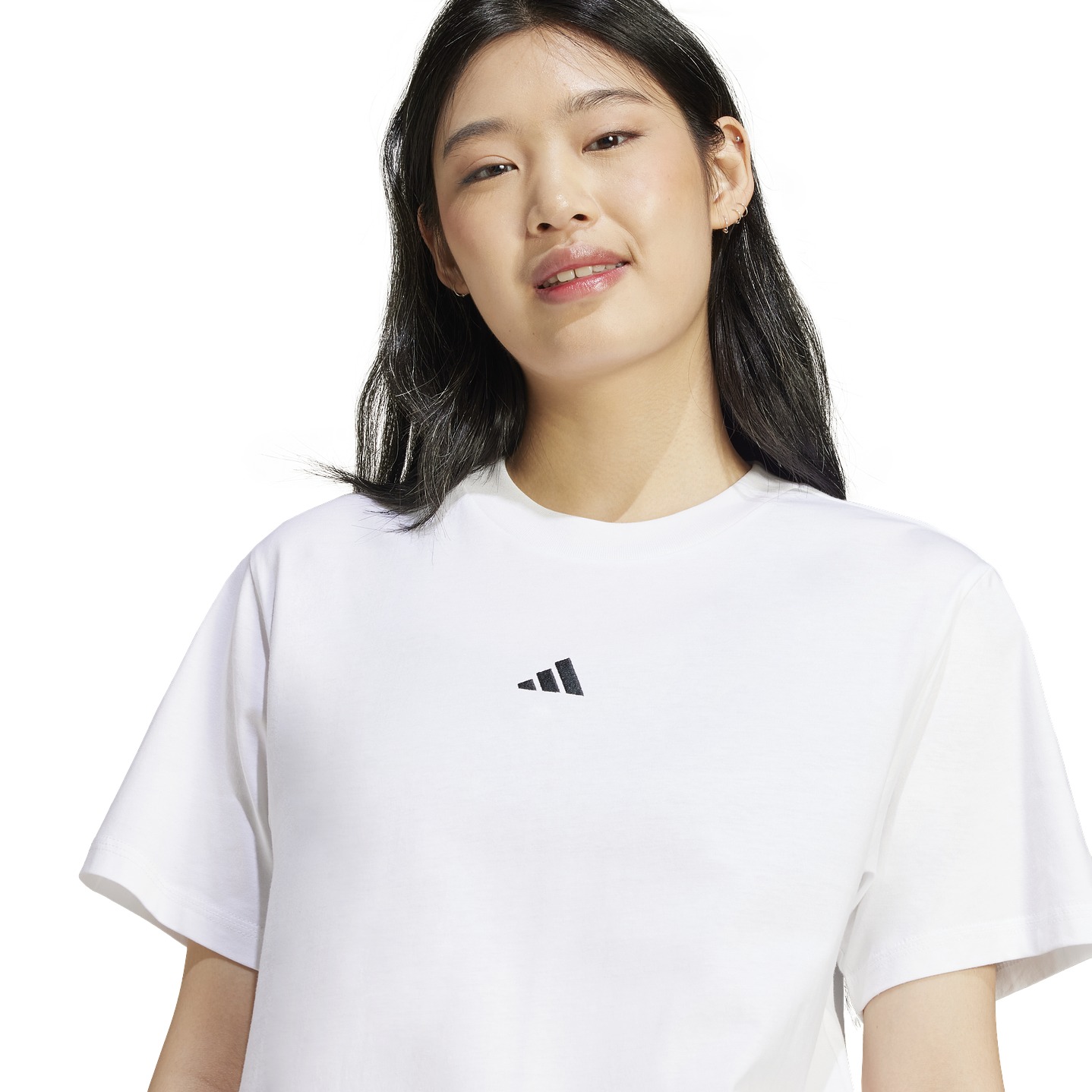 Polera Blanca Adidas JC5944 5