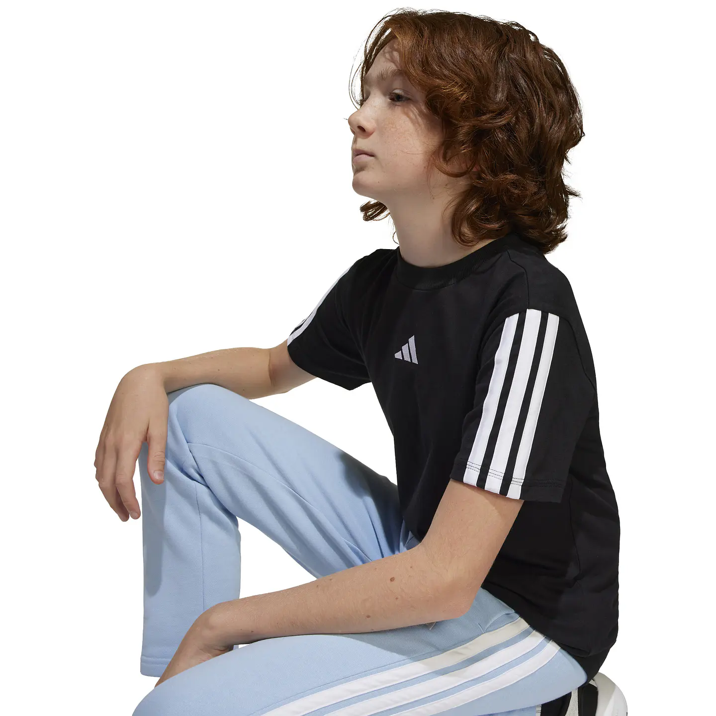 Polera Negra Adidas JD6487 6
