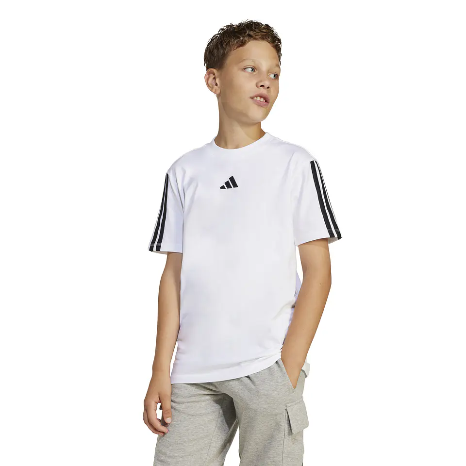 Polera Blanca Adidas JD6488 3