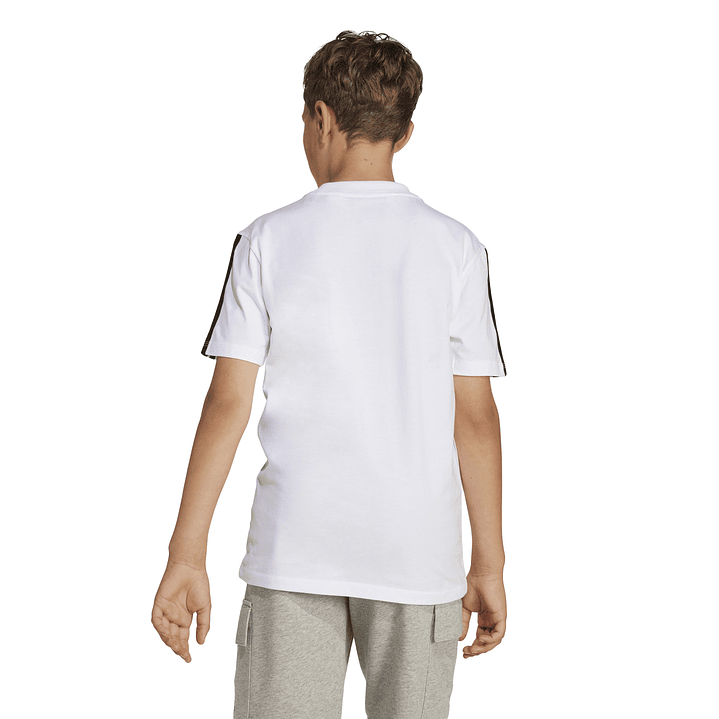 Polera Blanca Adidas JD6488 4