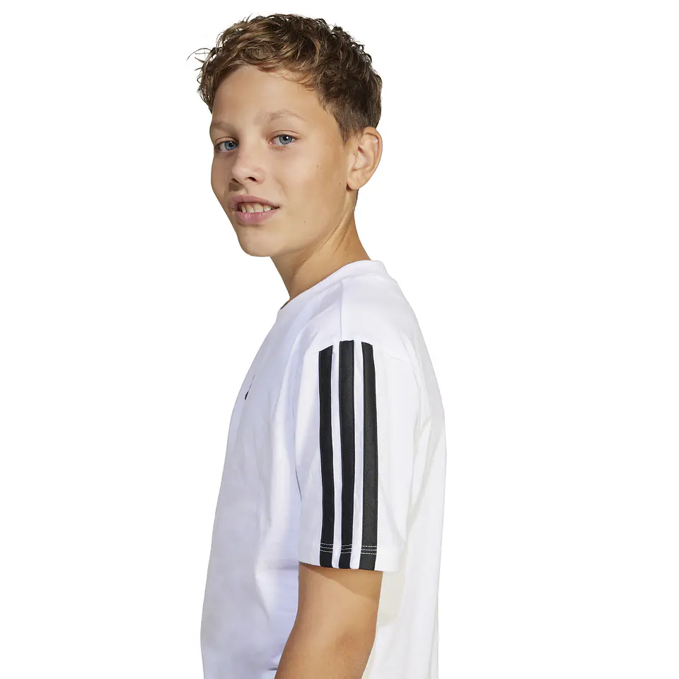 Polera Blanca Adidas JD6488 6