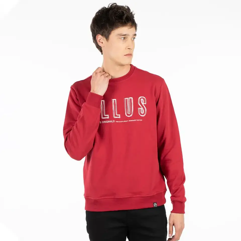 Poleron Rojo Hombre Ellus SML63901 1