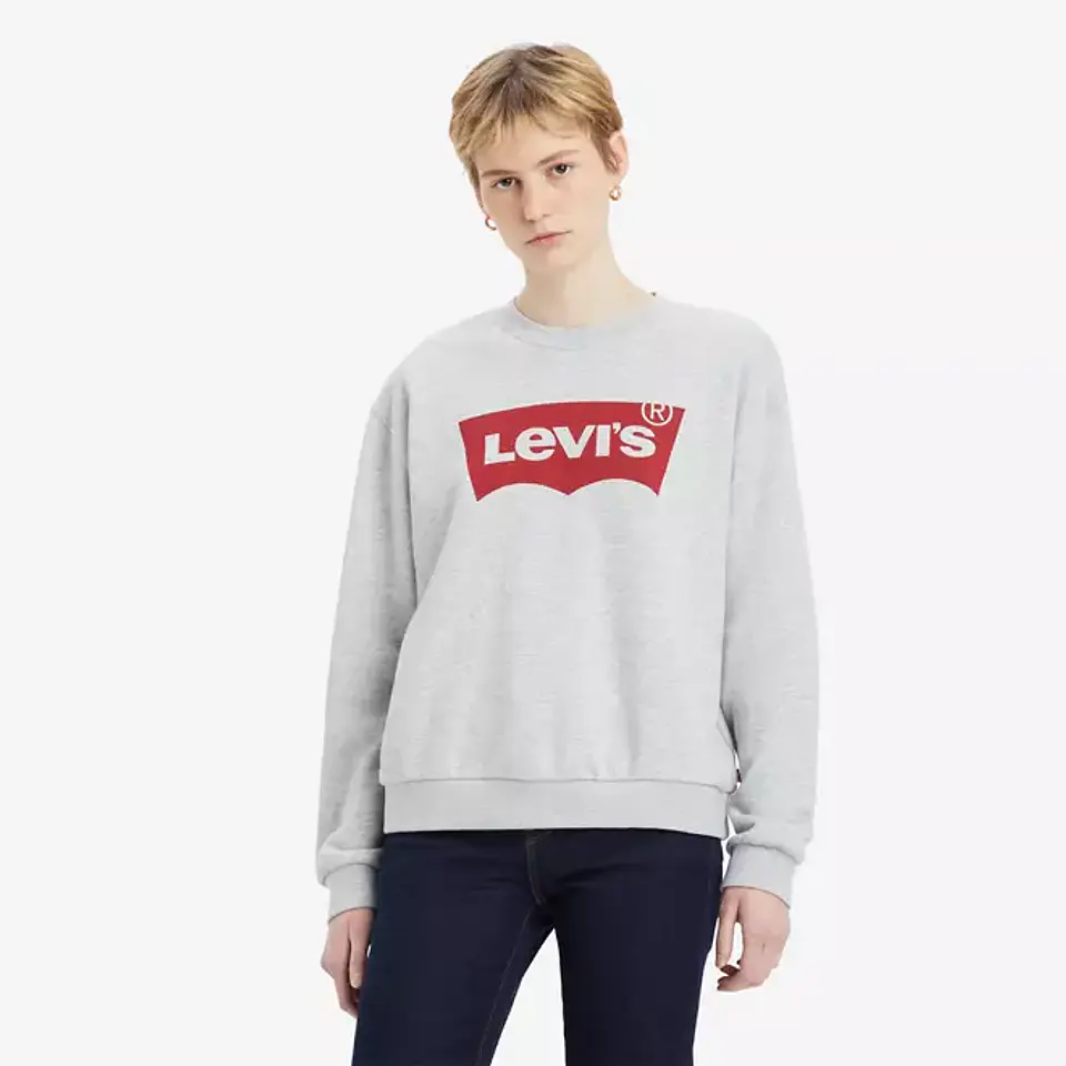 Poleron Gris Mujer Levis A8800-0026 1