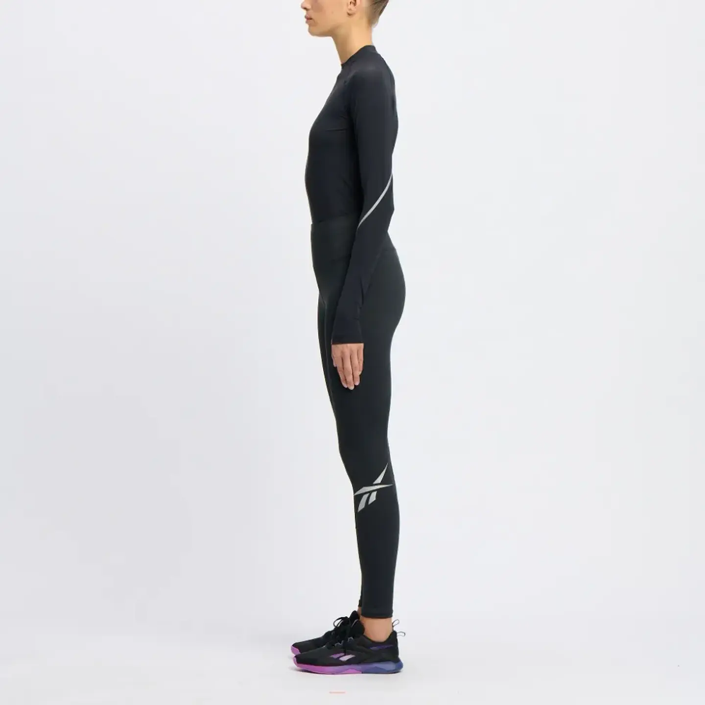 Calza Negra Mujer Reebok 100222316 3