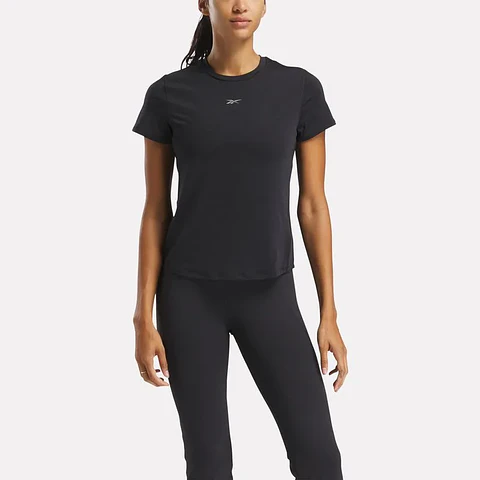 Polera Negra Mujer Reebok 100214669