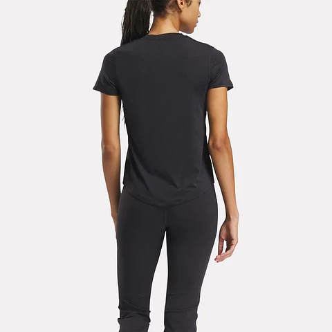 Polera Negra Mujer Reebok 100214669