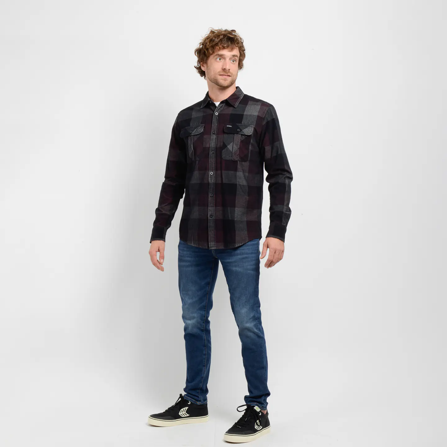 Camisa M/L Gris Hombre Oneill 15110702 3