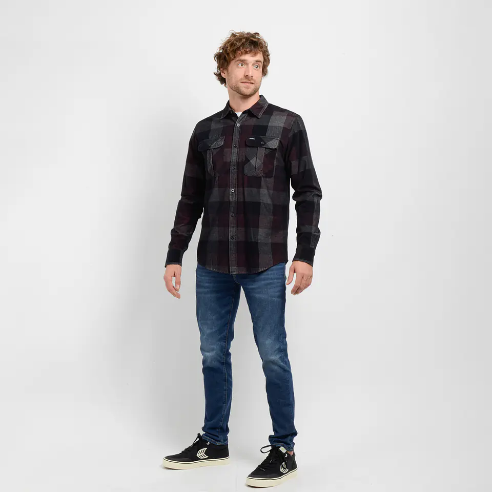 Camisa M/L Gris Hombre Oneill 15110702 3