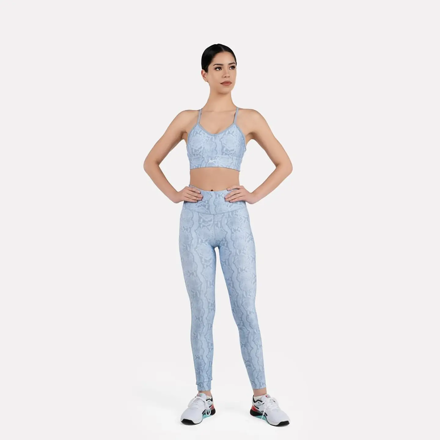 Calza Celeste Mujer Reebok 100215225 1