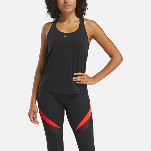 Polera Negra Mujer Reebok 100214679