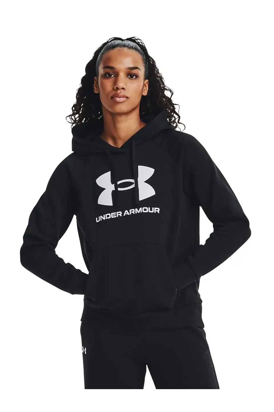 Poleron Negro Mujer Under Armour 1379501-001 1