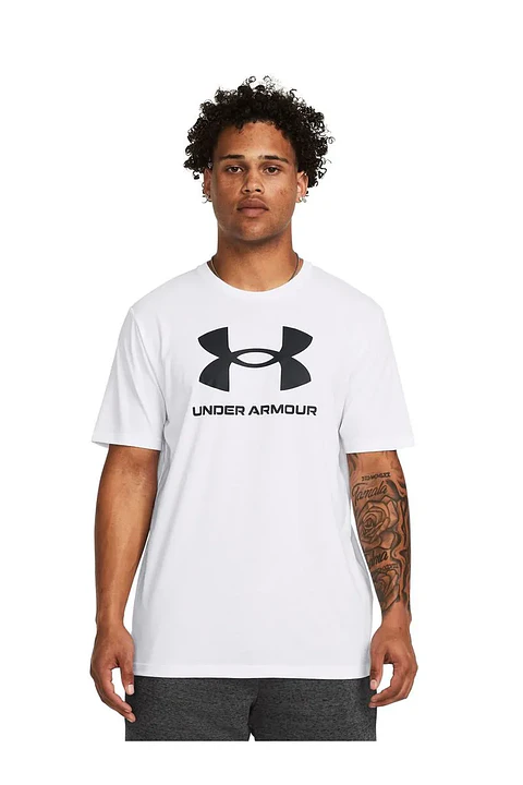 Polera Blanca Hombre Under Armour 1382911-100