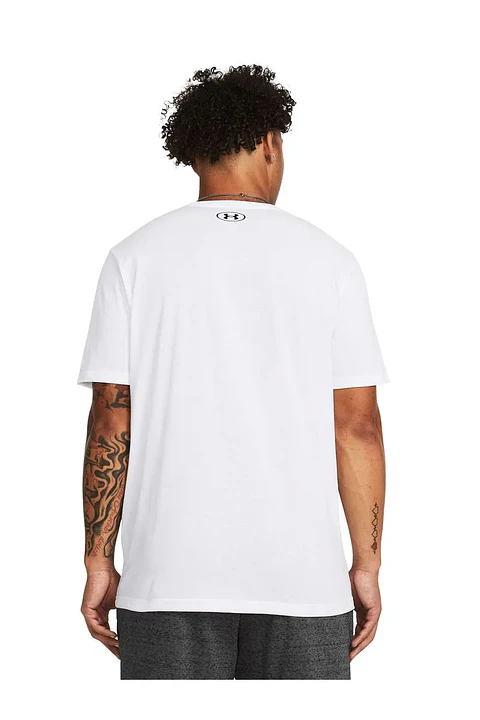 Polera Blanca Hombre Under Armour 1382911-100