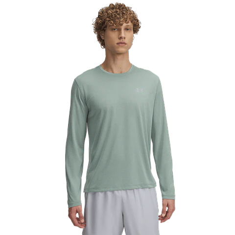 Polera M/L Verde Hombre Under Armour 1382584-348