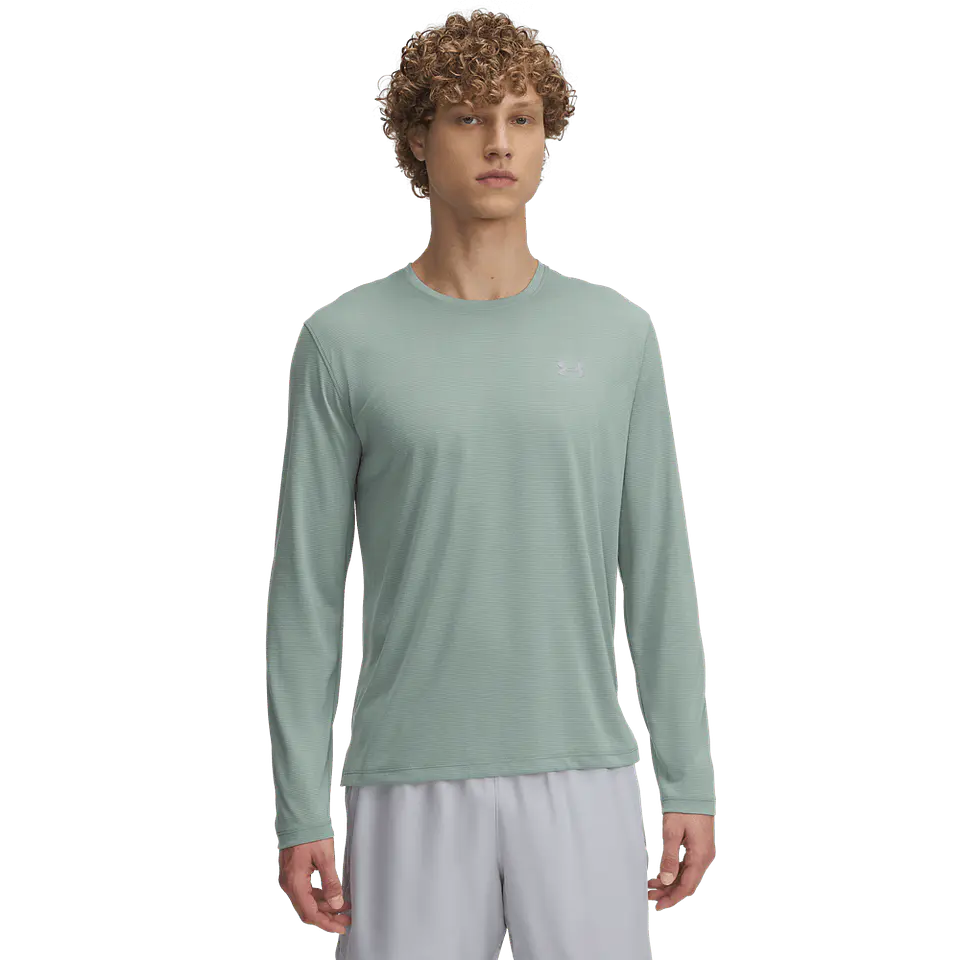 Polera M/L Verde Hombre Under Armour 1382584-348 1