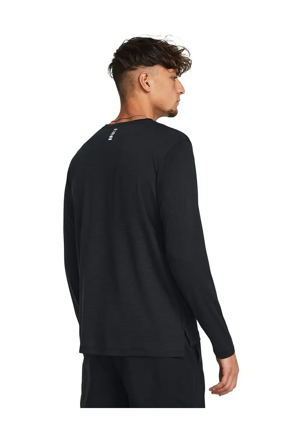 Polera M/L Negra Hombre Under Armour 1382584-001 2
