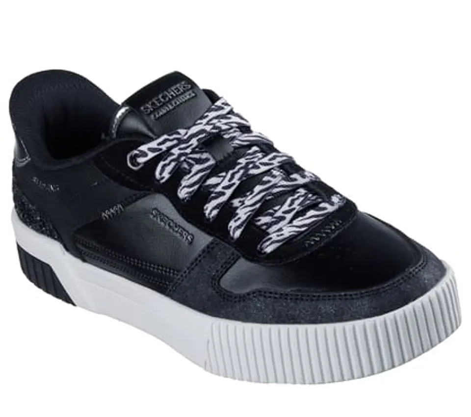 Zapatilla Negra Mujer Skechers 185223 BLK 1