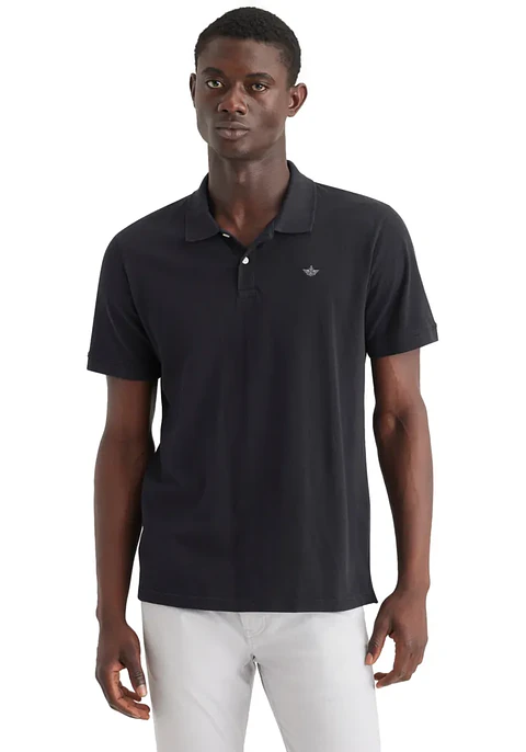 Polera Negra Hombre Dockers A6925-0000