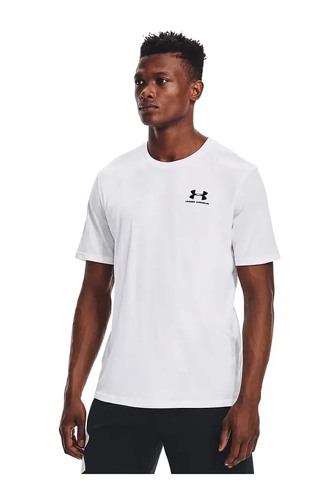 Polera Blanca Hombre Under Armour 1326799-100