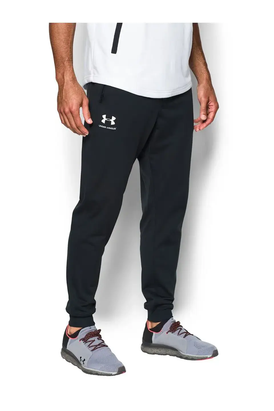 Pantalon de Buzo Negro Hombre Under Armour 1290261-001 2