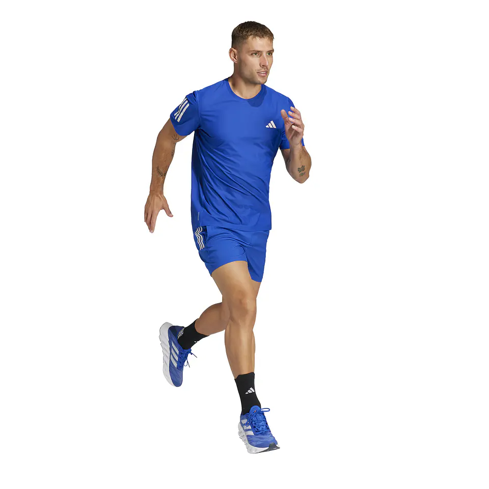 Polera Azul Hombre Adidas JC9786 3