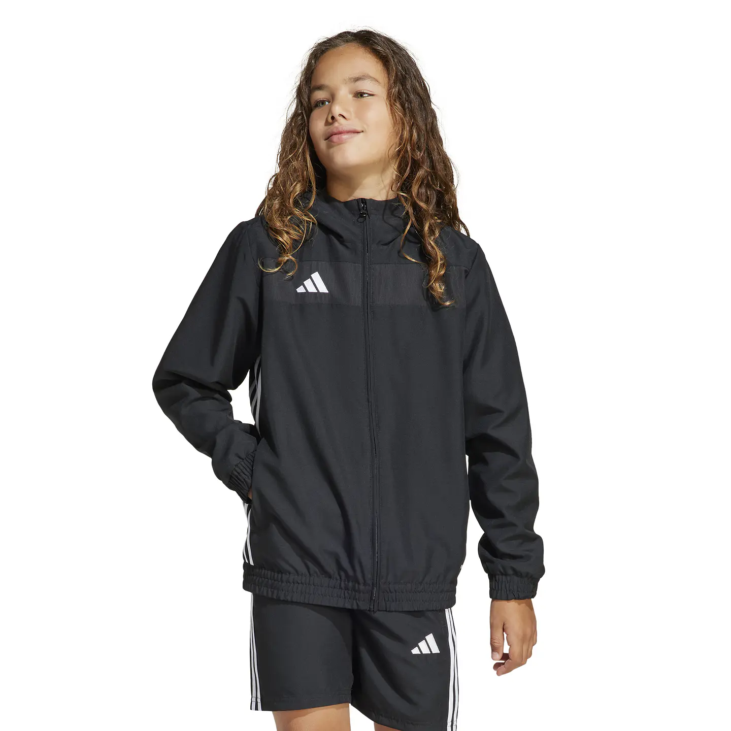 Poleron Negro Niño/a Adidas JD0629 1