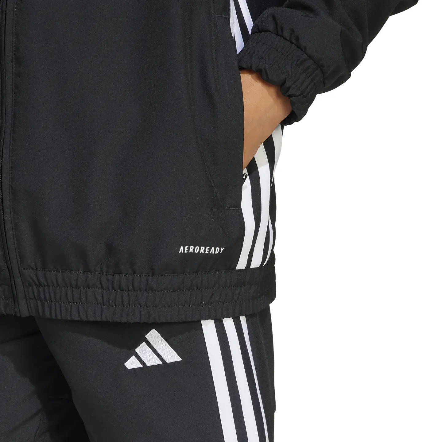 Poleron Negro Niño/a Adidas JD0629 5