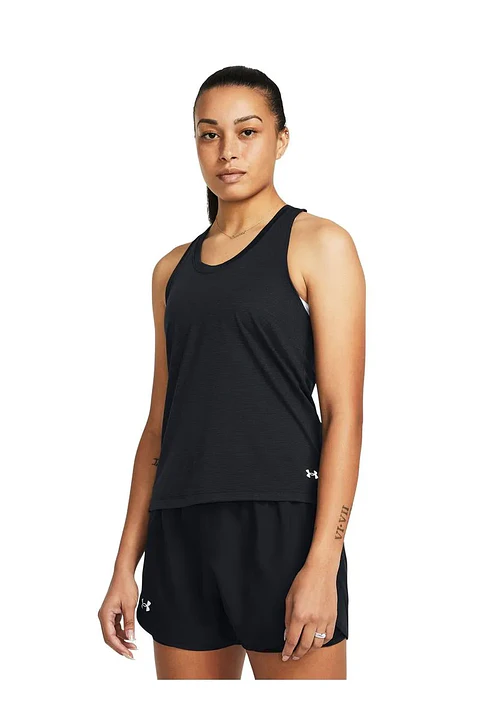 Polera Negra Mujer Under Armour 1382436-001