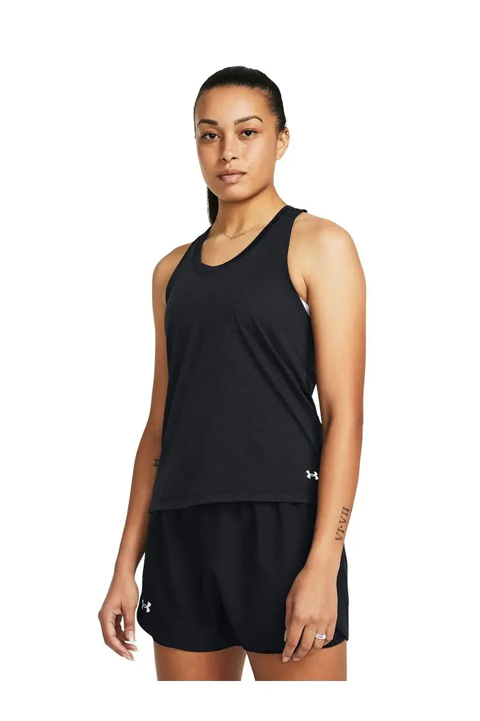 Polera Negra Mujer Under Armour 1382436-001 1