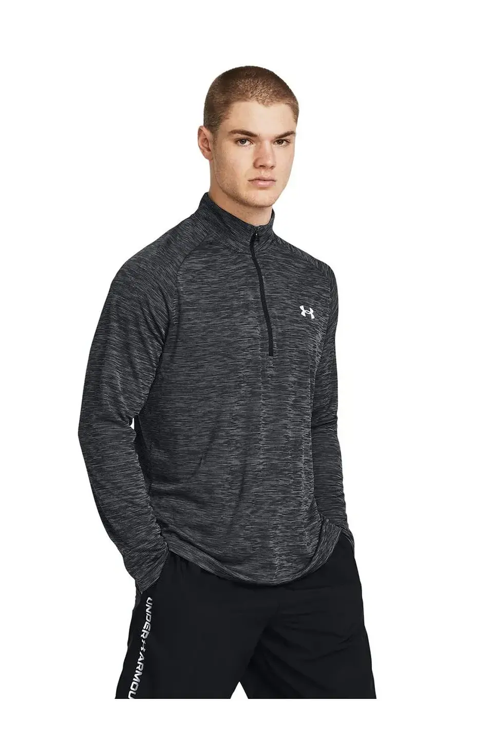 Poleron Negro Hombre Under Armour 1382797-001 1