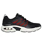 Zapatilla Negra Hombre Skechers 232657 BKRD - Miniatura 2