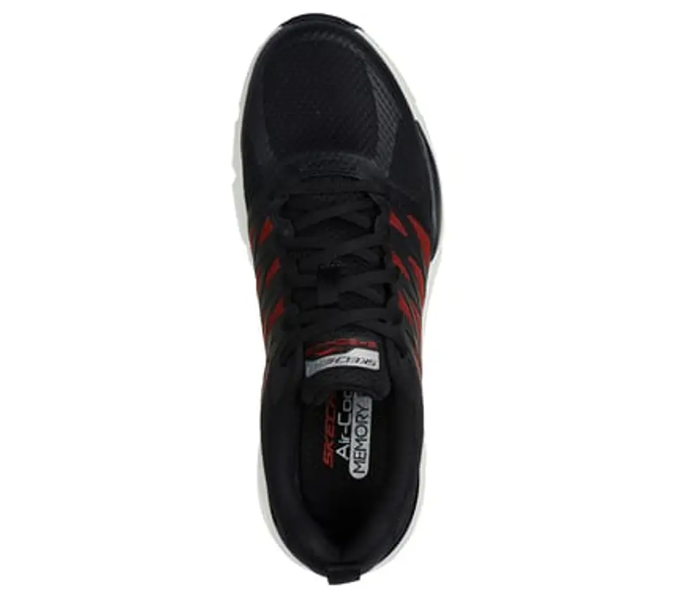 Zapatilla Negra Hombre Skechers 232657 BKRD 4