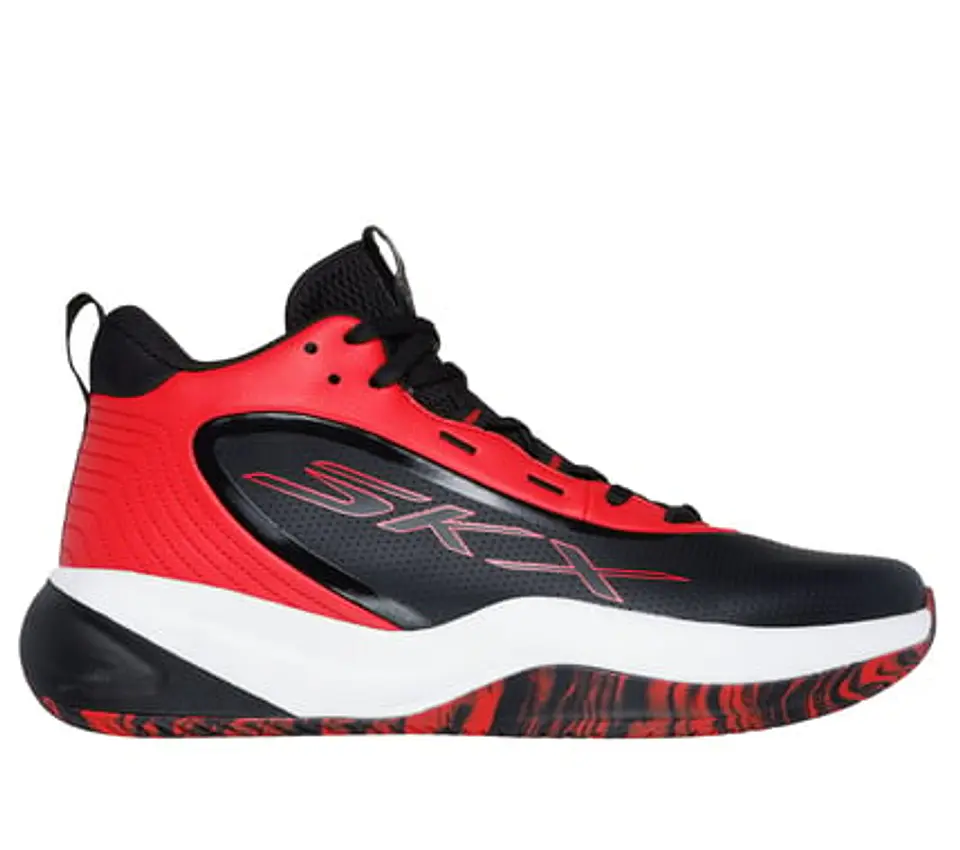 Zapatilla Roja Hombre Skechers 253010 BKRD 2
