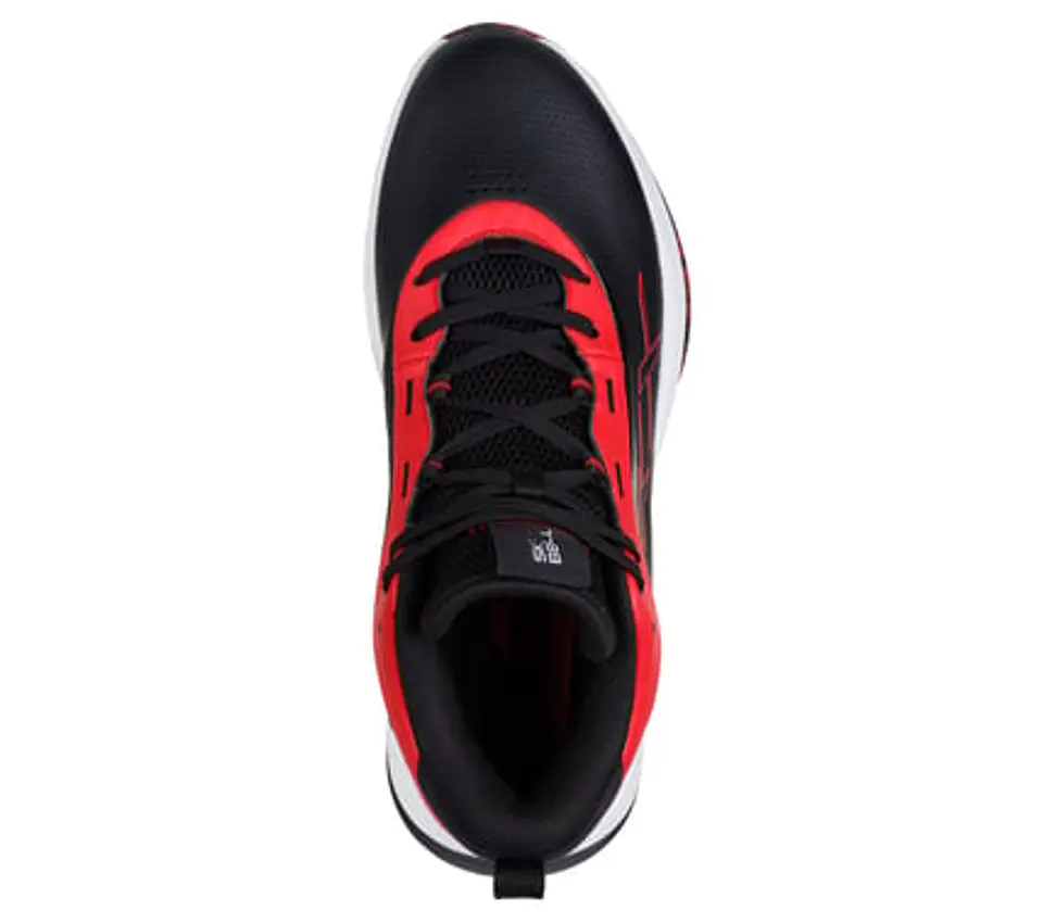 Zapatilla Roja Hombre Skechers 253010 BKRD 4