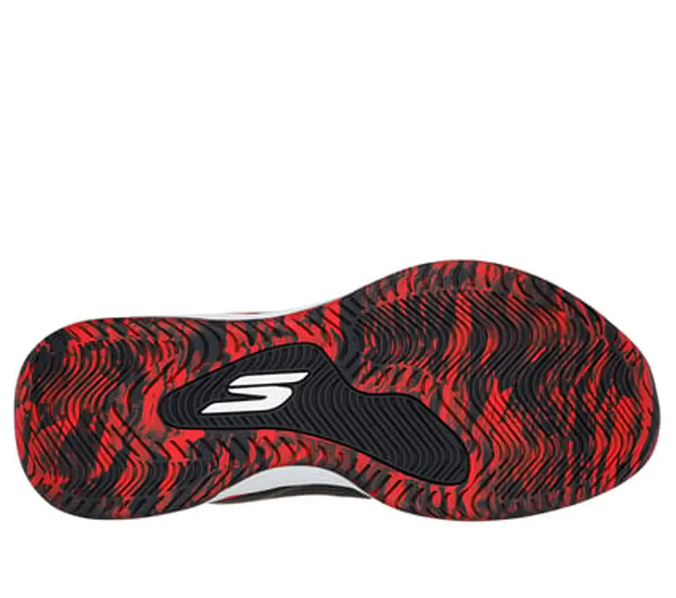 Zapatilla Roja Hombre Skechers 253010 BKRD 5