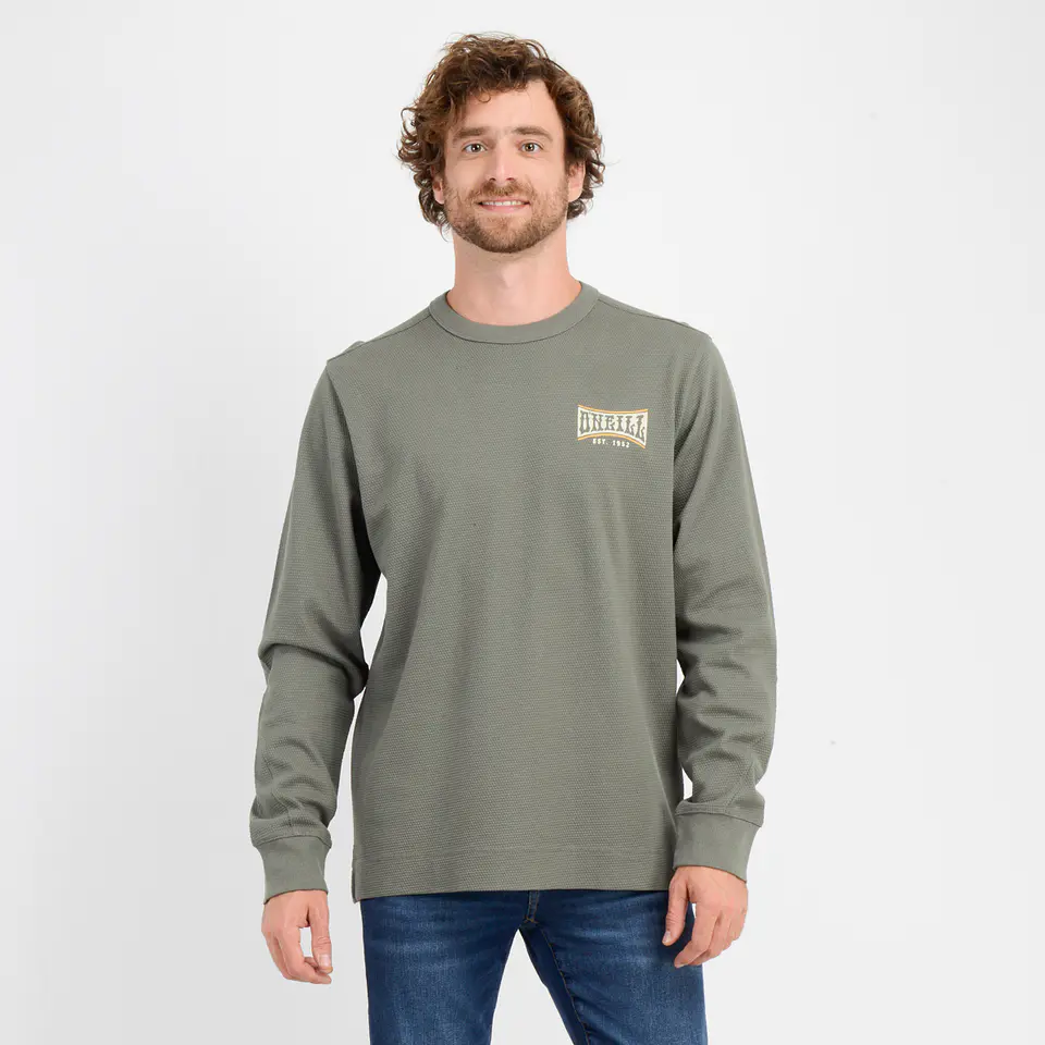 Polera M/L Verde Hombre Oneill I25HO069001 1
