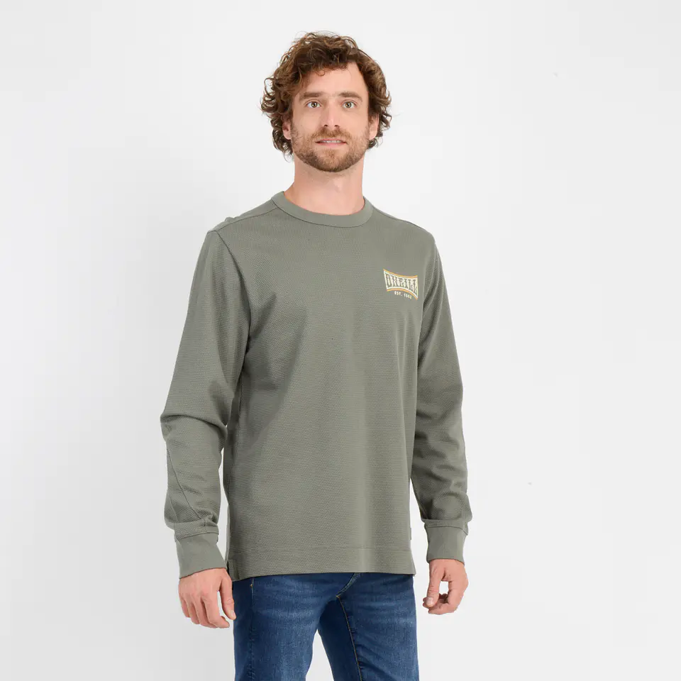 Polera M/L Verde Hombre Oneill I25HO069001 4
