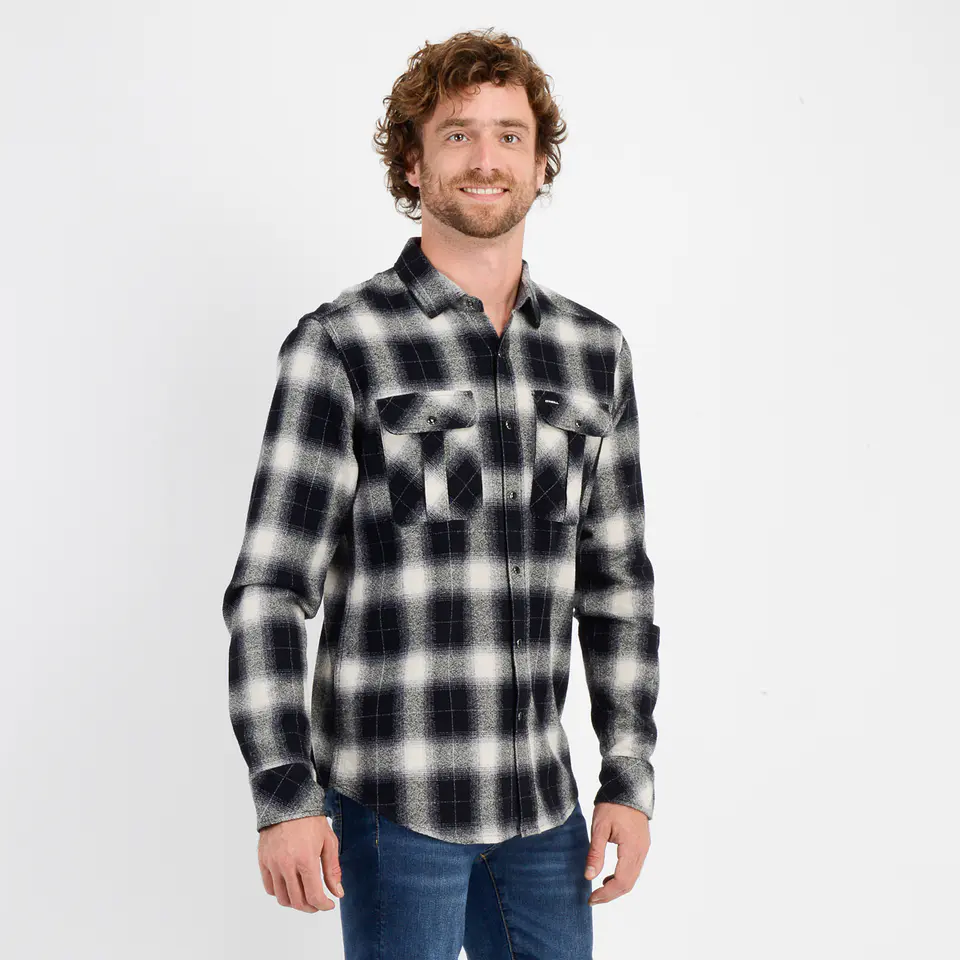 Camisa M/L Negra Hombre Oneill I25HO023009 4
