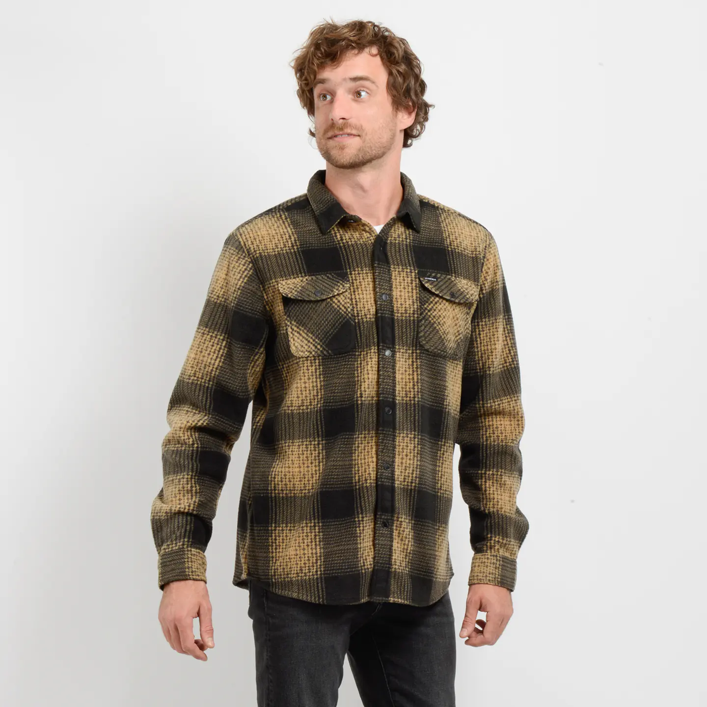 Camisa M/L Beige Hombre Oneill I25HO023006 4