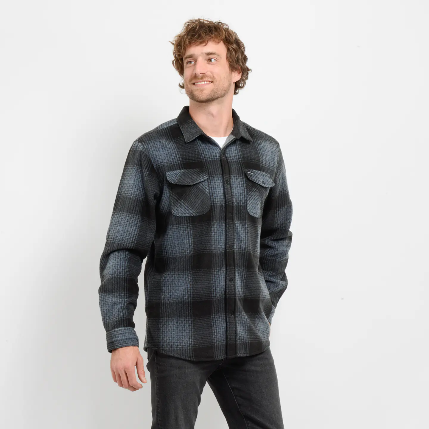 Camisa M/L Gris Hombre Oneill I25HO023006 4