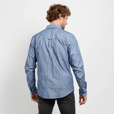Camisa M/L Azul Hombre Oneill I25HO023005