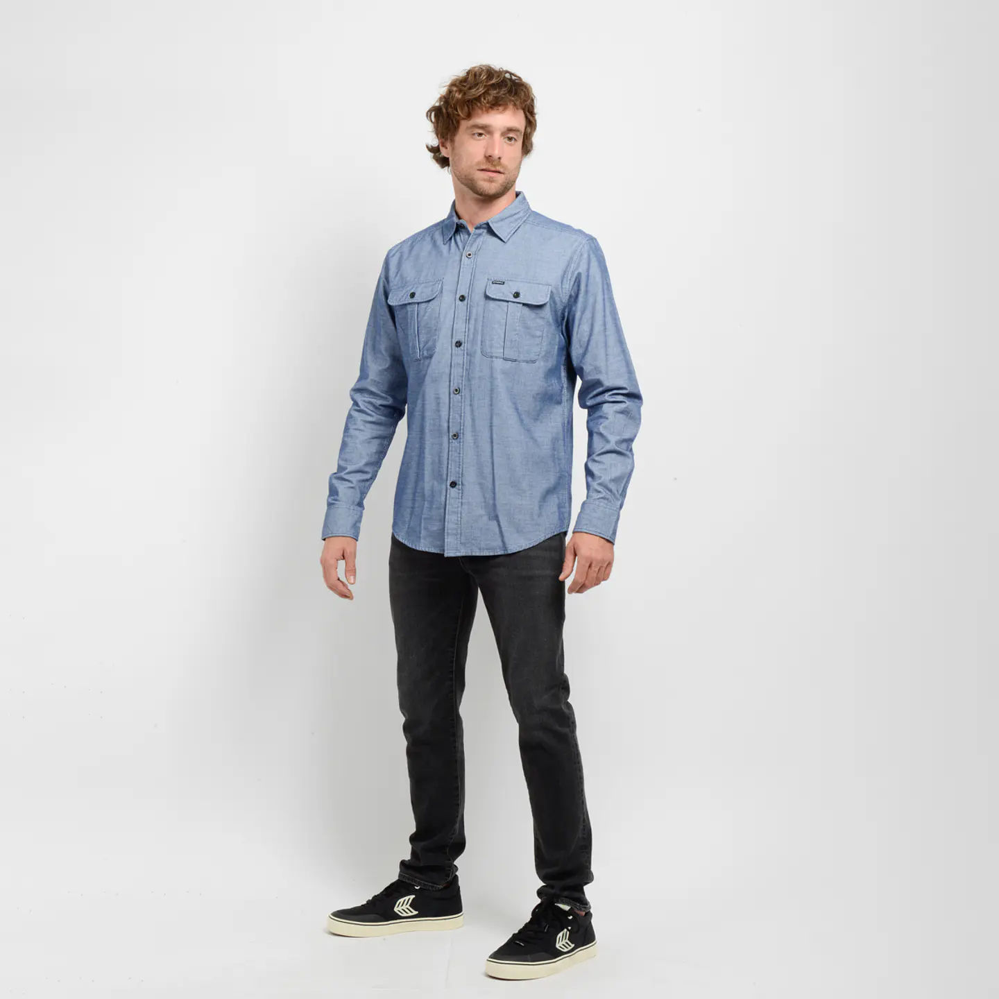 Camisa M/L Azul Hombre Oneill I25HO023005 3