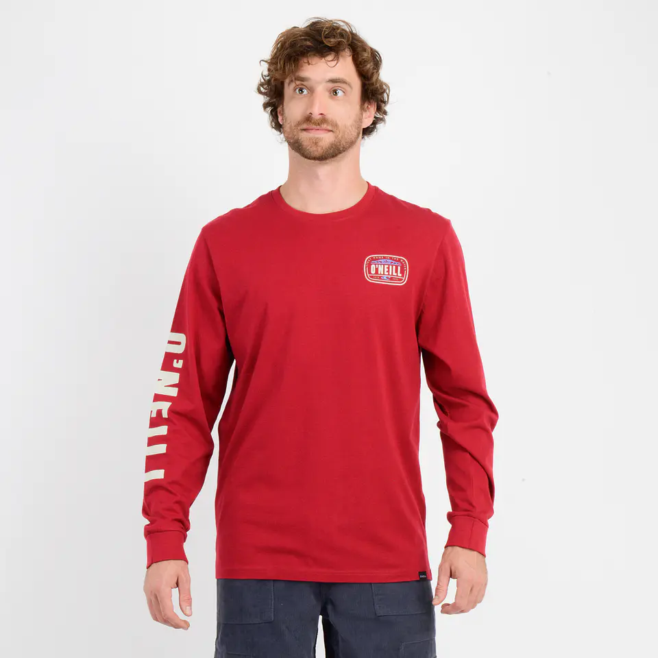 Polera M/L Rojo Hombre Oneill I25HO069003 1