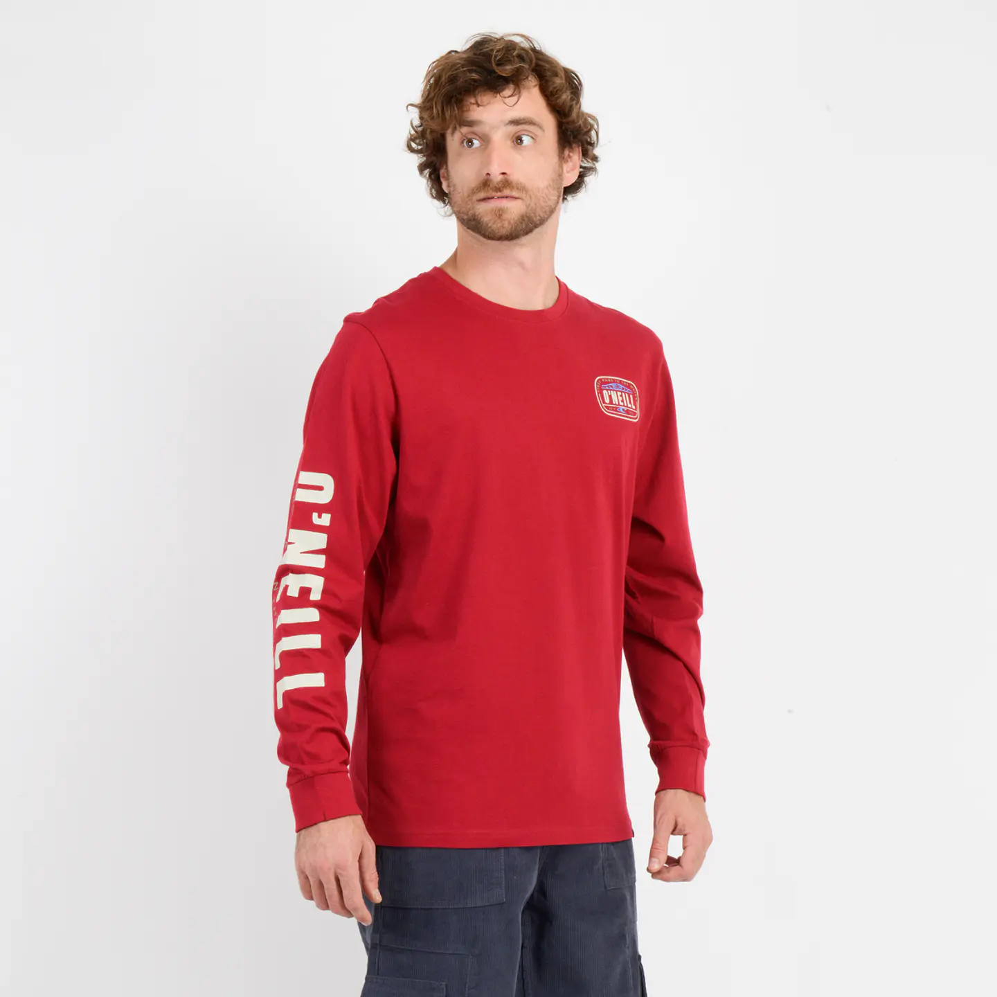 Polera M/L Rojo Hombre Oneill I25HO069003 4