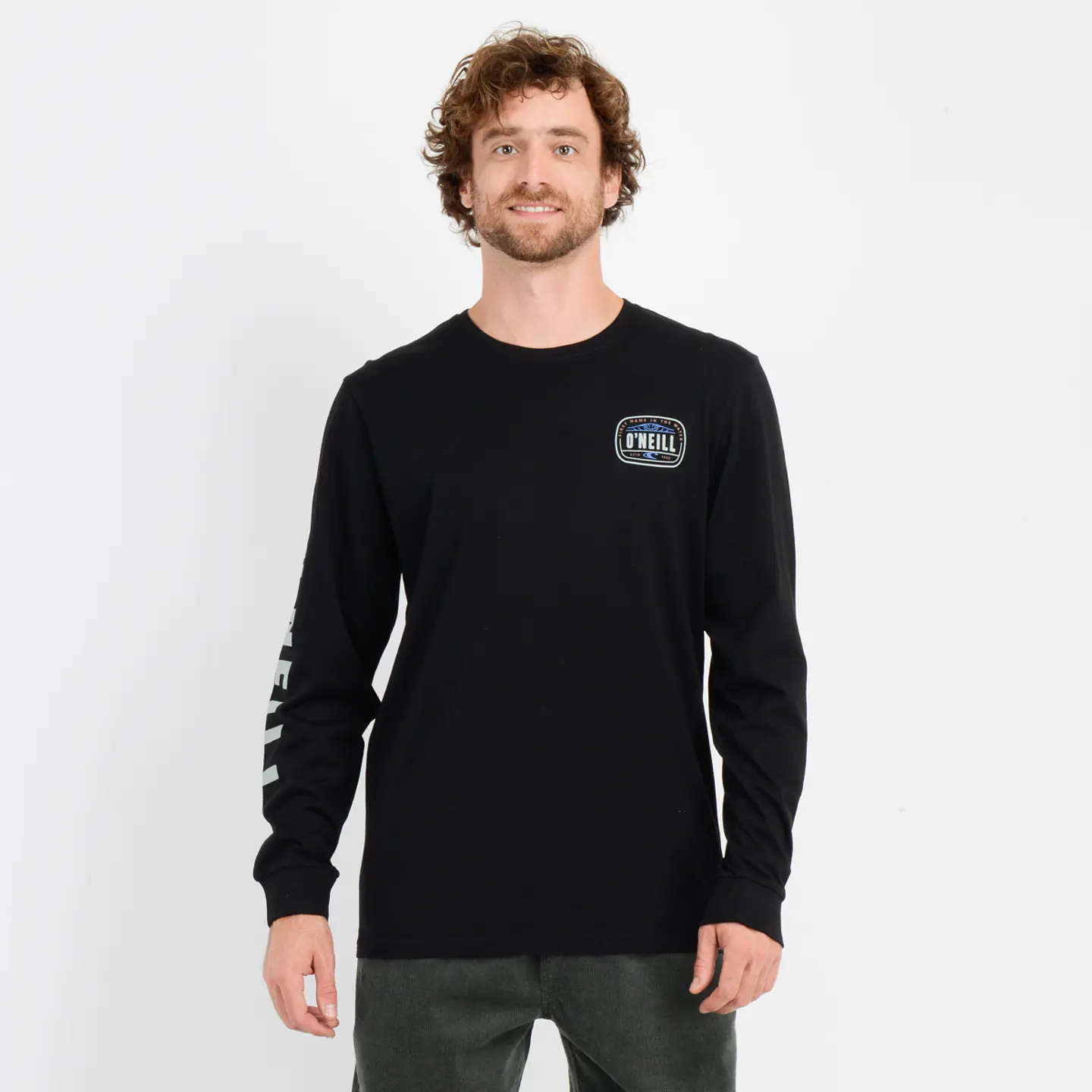 Polera M/L Negra Hombre Oneill I25HO069003 1