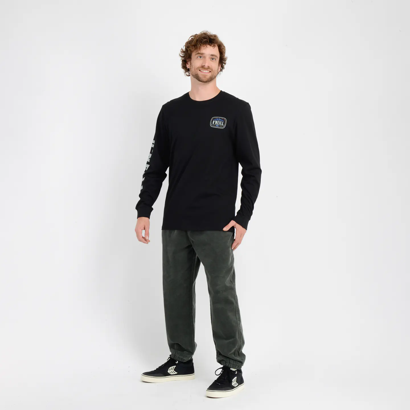 Polera M/L Negra Hombre Oneill I25HO069003 3