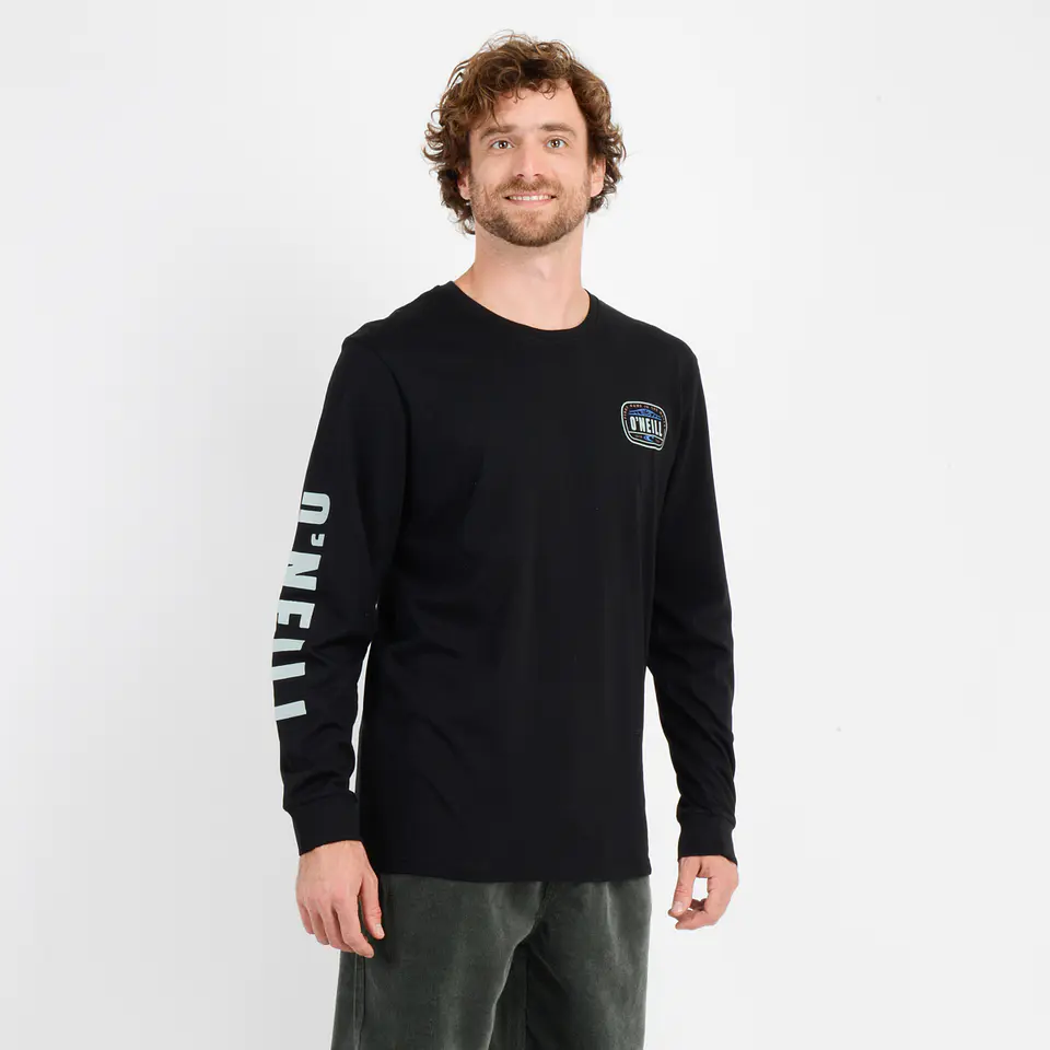Polera M/L Negra Hombre Oneill I25HO069003 4