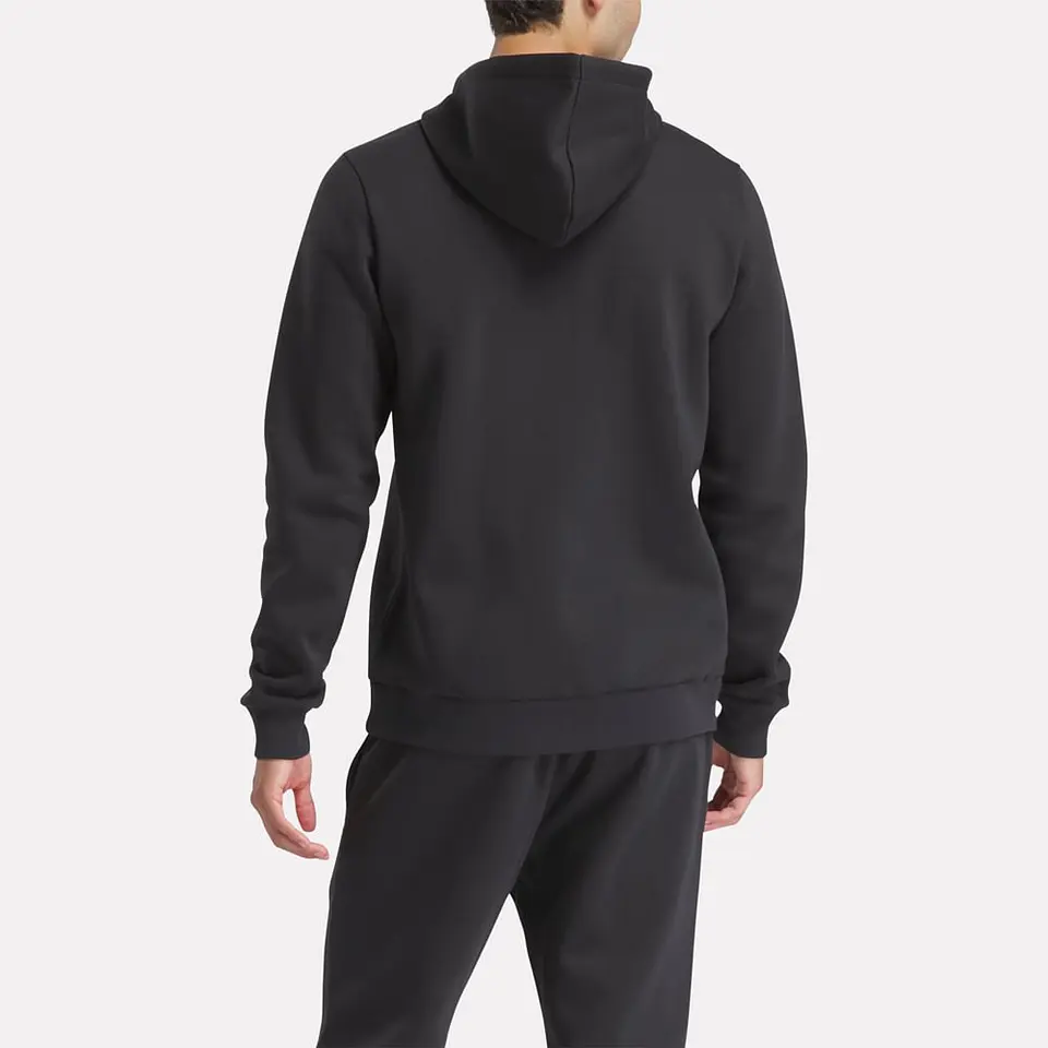Poleron Negro Hombre Reebok 100221809 2