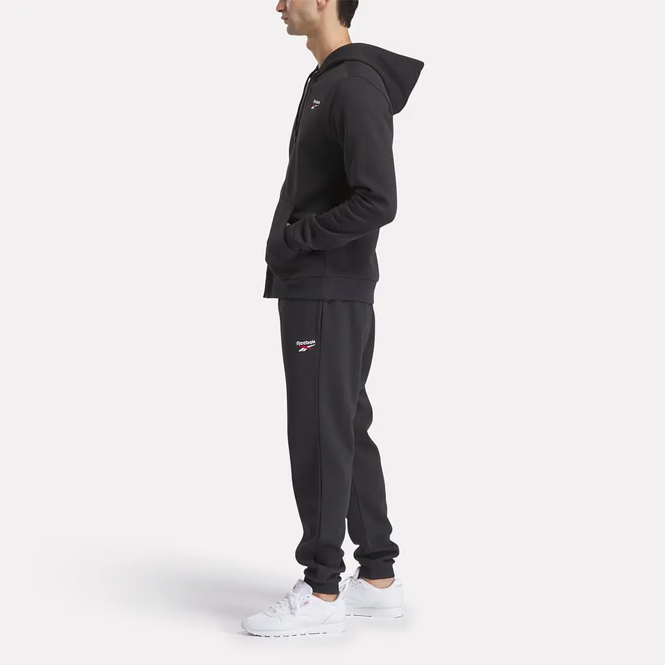 Poleron Negro Hombre Reebok 100221809 3